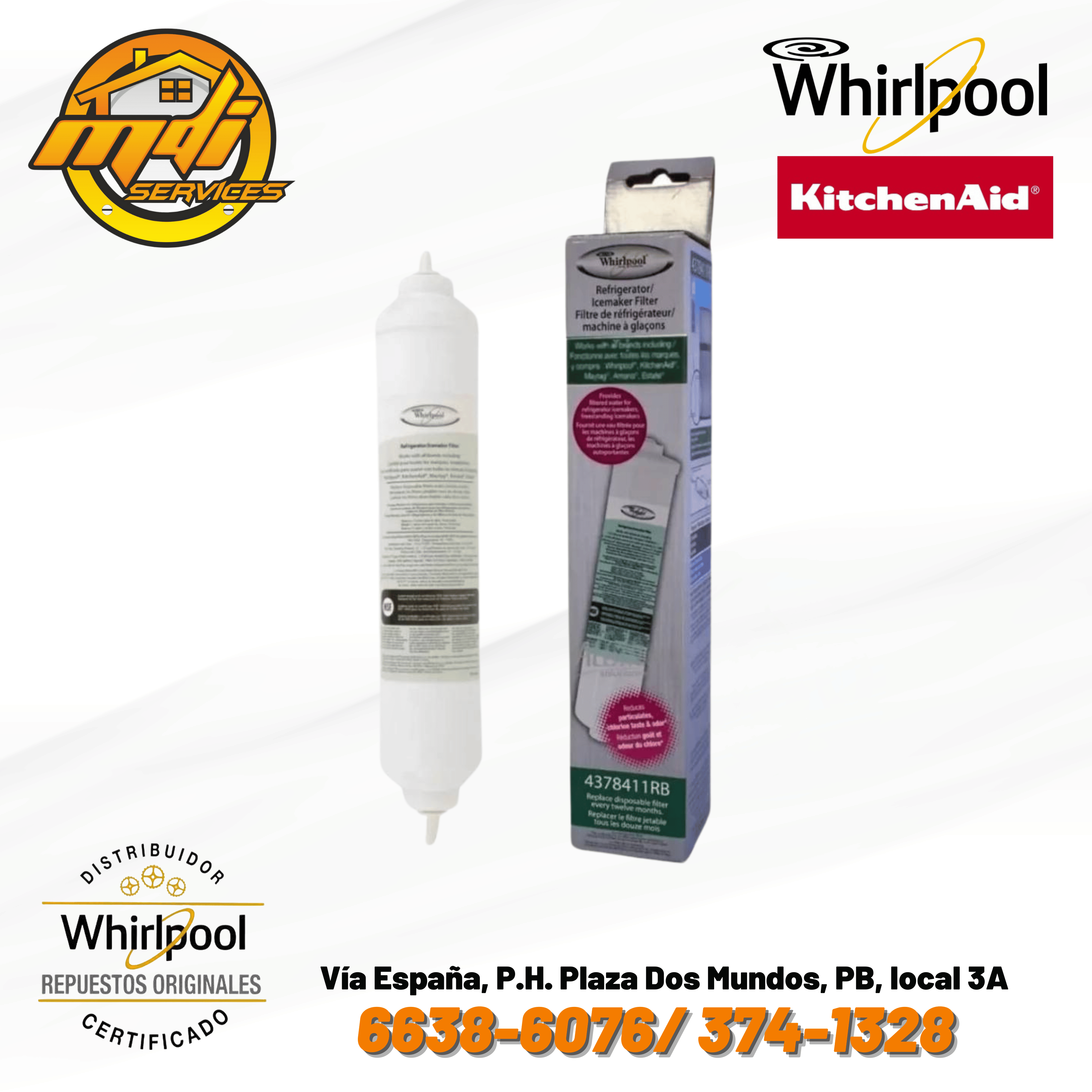 FILTRO NEVERA WHIRLPOOL